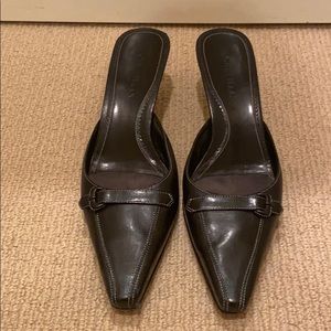 Cole haan kitten heel mules slides